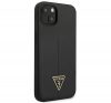 Guess Silicone Line Triangle Apple iPhone 13 mini hátlap tok, fekete