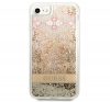 Guess Liquid Glitter Paisley Apple iPhone SE 2022/2020/8/7 hátlap tok, arany