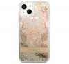 Guess Liquid Glitter Paisley Apple iPhone 13 mini hátlap tok, arany