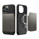 Spigen Slim Armor Mag Apple iPhone 14 Pro Max tok, Gunmetal, szürke MagSafe, szürke