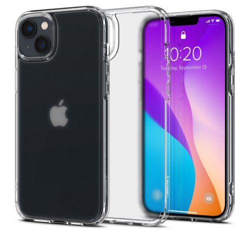 Spigen Ultra Hybrid Apple iPhone 14 Frost Clear Matte Black, átlátszó