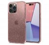 Spigen Liquid Crystal Glitter Apple iPhone 14 Pro Glitter Rose Quartz tok, átlátszó