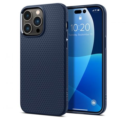 Spigen Liquid Air Apple iPhone 14 Pro tok, Navy Blue, sötétkék