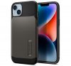 Spigen Slim Armor Mag Apple iPhone 14 Plus Gunmetal MagSafe tok, szürke