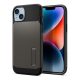 Spigen Slim Armor Mag Apple iPhone 14 Plus Gunmetal MagSafe tok, szürke