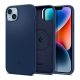 Spigen Silicone Fit Mag Apple iPhone 14 Plus tok, Navy Blue MagSafe, kék