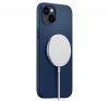 Spigen Silicone Fit Mag Apple iPhone 14 Plus Navy Blue MagSafe tok, kék