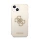 Guess TPU Big 4G Full Glitter Apple iPhone 14 Plus hátlap tok, arany