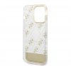 Guess Peony Glitter Script Logo Apple iPhone 14 Pro hátlap tok, arany