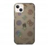 Guess Peony Glitter Apple iPhone 14 Plus hátlap tok, fekete