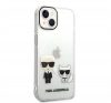 Karl Lagerfeld Karl and Choupette PC/TPU hátlap tok Apple iPhone 14 Plus, átlátszó