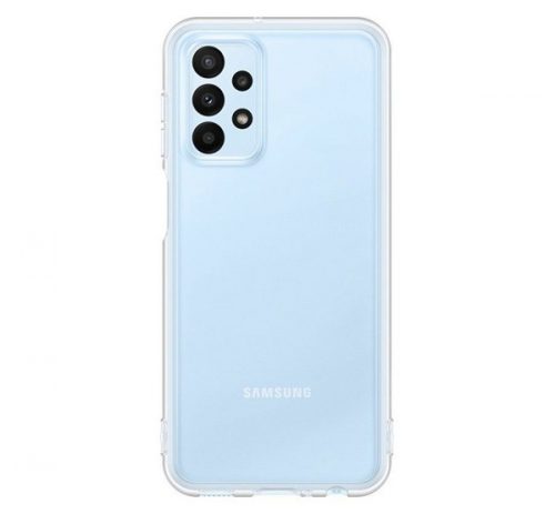 Samsung Galaxy A23 5G Soft Clear gyári szilikon tok, átlátszó, EF-QA235TT