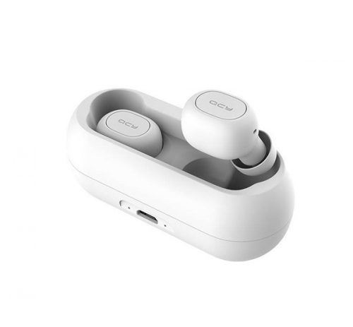 QCY T1C True Wireless Bluetooth headset, fehér