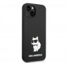 Karl Lagerfeld Liquid Choupette NFT szilikon hátlap tok Apple iPhone 14 Plus, fekete