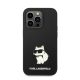 Karl Lagerfeld Liquid Choupette NFT szilikon hátlap tok Apple iPhone 14 Pro, fekete