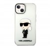 Karl Lagerfeld IML Ikonik NFT hátlap tok Apple iPhone 14 Plus, átlátszó