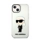 Karl Lagerfeld IML Ikonik NFT hátlap tok Apple iPhone 14 Plus, átlátszó