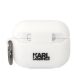 Karl Lagerfeld 3D Logo NFT Karl Head Apple Airpods Pro szillikon tok, fehér