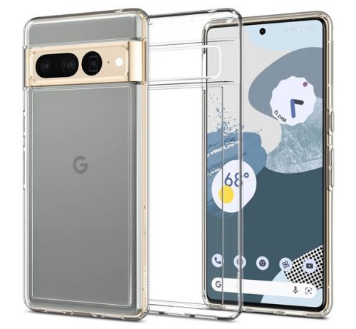 Spigen Ultra Hybrid Google Pixel 7 Pro tok, Crystal Clear, átlátszó