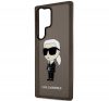 Karl Lagerfeld Ikonik Samsung Galaxy S23 Ultra, szilikon tok, fekete