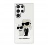 Karl Lagerfeld Gliter Samsung Galaxy S23 Ultra, szilikon tok, átlátszó