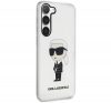 Karl Lagerfeld Ikonik Samsung Galaxy S23+, szilikon tok, átlátszó