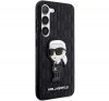 Karl Lagerfeld Saffiano Monogram Ikonik Samsung Galaxy S23+, szilikon tok, fekete