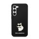 Karl Lagerfeld Silicone Choupette Samsung Galaxy S23+, szilikon tok, fekete