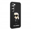 Karl Lagerfeld Silicone Ikonik Samsung Galaxy S23+, szilikon tok, fekete