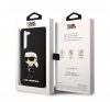 Karl Lagerfeld Silicone Ikonik Samsung Galaxy S23+, szilikon tok, fekete