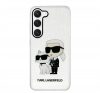 Karl Lagerfeld Gliter Samsung Galaxy S23 szilikon tok, átlátszó