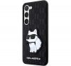 Karl Lagerfeld Saffiano Monogram Choupette Samsung Galaxy S23 szilikon tok, fekete