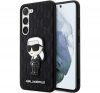 Karl Lagerfeld Saffiano Monogram Ikonik Samsung Galaxy S23 szilikon tok, fekete