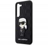 Karl Lagerfeld Saffiano Monogram Ikonik Samsung Galaxy S23 szilikon tok, fekete