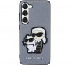 Karl Lagerfeld Saffiano Samsung Galaxy S23 szilikon tok, szürke