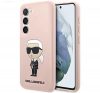 Karl Lagerfeld Silicone Ikonik Samsung Galaxy S23 szilikon tok, rózsaszín