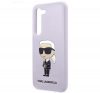 Karl Lagerfeld Silicone Ikonik Samsung Galaxy S23 szilikon tok, lila