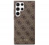 Guess 4G Metal Gold Samsung Galaxy S23 Ultra szilikon tok, barna