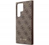 Guess 4G Metal Gold Samsung Galaxy S23 Ultra szilikon tok, barna