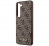 Guess 4G Metal Gold Samsung Galaxy S23+ szilikon tok, barna