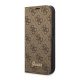 Guess 4G Vintage Gold Apple iPhone 14 Pro flip tok, barna