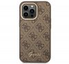 Guess 4G Vintage Gold Apple iPhone 14 Pro hátlap tok, barna