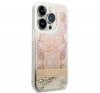 Guess Paisley Liquid Glitter Apple iPhone 14 Pro hátlap tok, arany