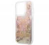 Guess Paisley Liquid Glitter Apple iPhone 14 Pro hátlap tok, arany