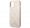 Guess 4G Metal Gold Apple iPhone 14 Plus hátlap tok, pink