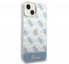 Guess 4G Pattern Script Apple iPhone 14 Plus hátlap tok, kék