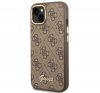 Guess 4G Vintage Gold Apple iPhone 14 Plus hátlap tok, barna