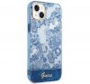 Guess Porcelain Collection Apple iPhone 14 Plus hátlap tok, kék