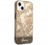 Guess Porcelain Collection Apple iPhone 14 Plus hátlap tok, arany