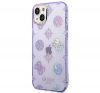 Guess Peony Glitter Apple iPhone 14 Plus hátlap tok, lila